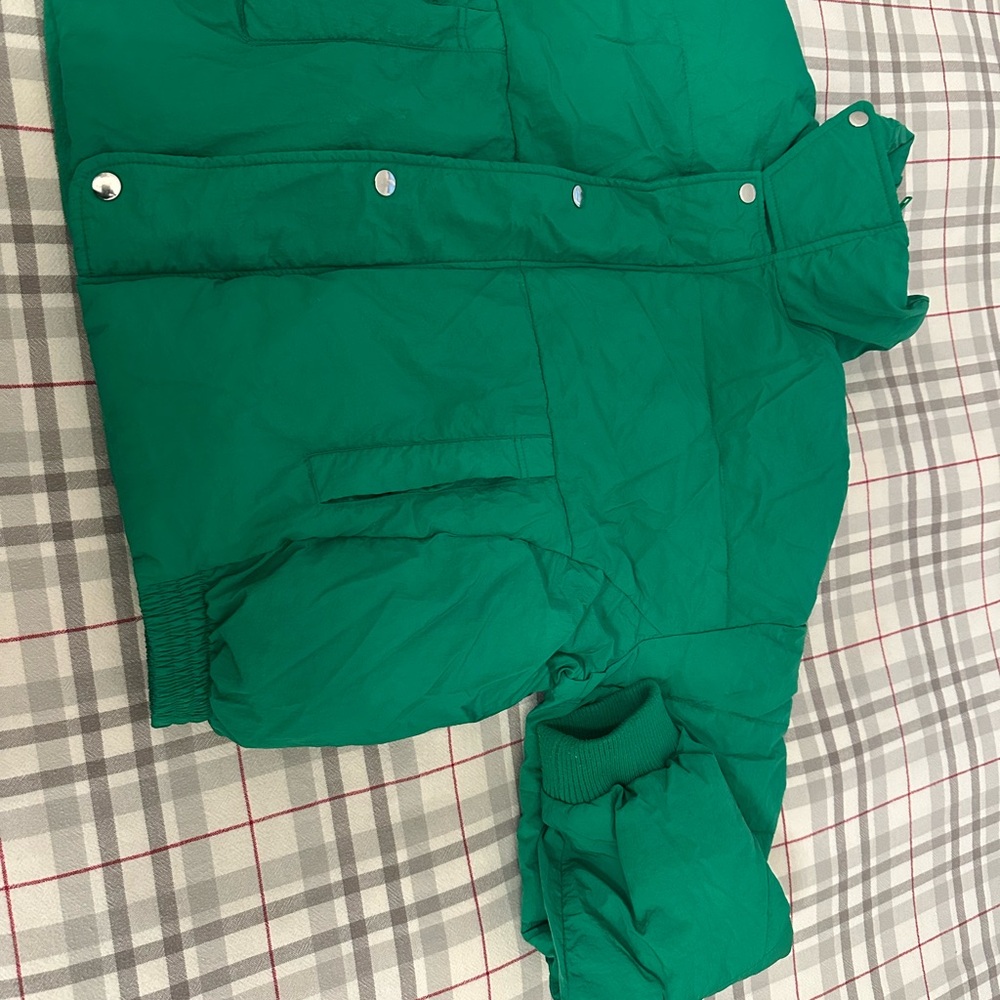 Free People Green Puffer Jacket - Picture 12 of 14